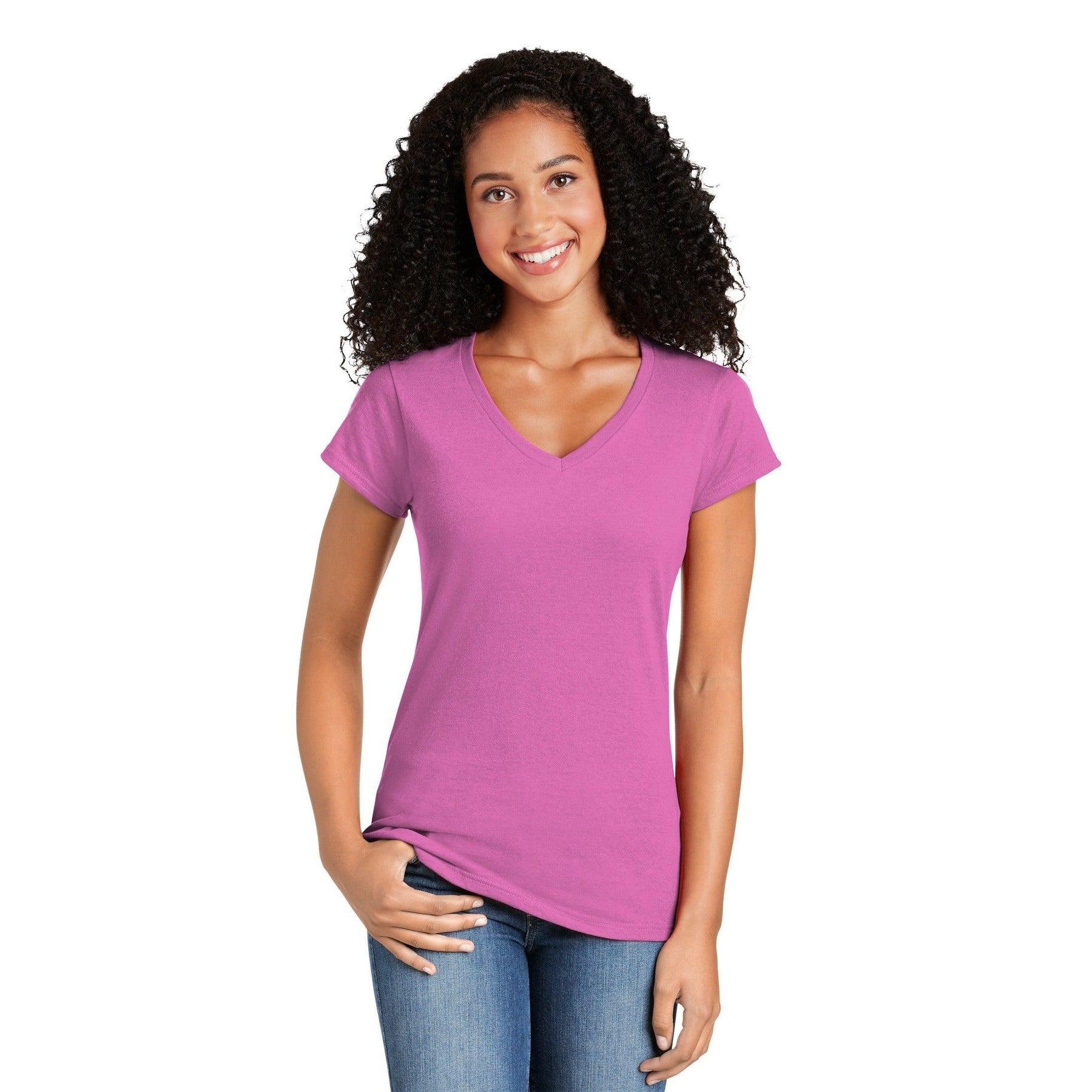 Gildan-Gildan Softstyle® Women's Fit V-Neck T-Shirt. 64V00L-MedTech-1